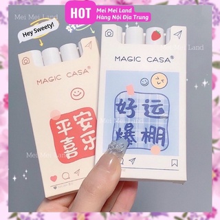 (Chính Hãng) Set 4 Son Kem Lì MAGIC CASA Vỏ Instagram Mềm Mịn Lâu Trôi