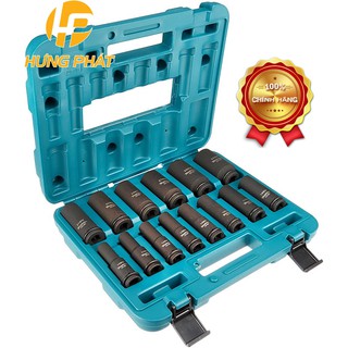 {Chính Hãng} Bộ khẩu tuýp dài Makita B-52308 (14 Chi tiết)