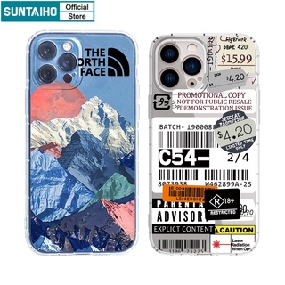Ốp lưng iphone Ốp điện thoại SUNTAIHO TPU hình núi cho IPhone 13 12 11 Pro Max X Xs Max XR 8 7 6 6S Plus