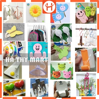 Móc hít, móc treo, móc dán tường Hofaco siêu cute (25 mẫu)