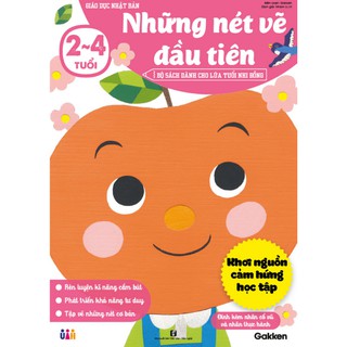Sách - Những nét vẽ đầu tiên (2-4 tuổi) - Giáo dục Nhật Bản - Bộ sách dành cho lứa tuổi nhi đồng