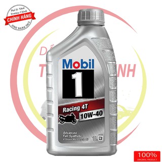 Nhớt Mobil 1 Racing 4T 10W40 Singapore dành cho xe số