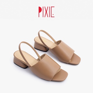 Giày Giả Boot 3cm Đế Vuông Pixie X807