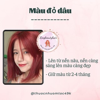 Thuốc nhuộm tóc màu ĐỎ DÂU