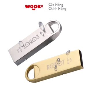 USB Thiết Bị Lưu Trữ 16GB 32GB ROBOT RF316/332 Flash Drive Kim Loại Siêu Nhẹ Kết Nối Nhanh Hàng Chính Hãng