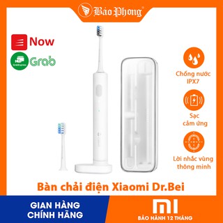 Bàn chải đánh răng điện Xiaomi Dr.Bei BET C01 Chính hãng Chống nước đánh răng cho người lớn trẻ em sạc xịn giá rẻ tốt