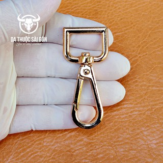 Móc chó cao cấp màu vàng - Cam kết không bay màu, không rỉ sét - Đồ làm túi xách