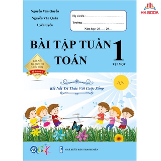 Sách - Bài Tập Tuần Toán 1 - Kết Nối Tri Thức Với Cuộc Sống - Tập 1 (1 cuốn)