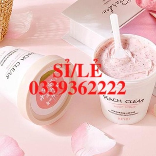 [ HAIANHSHOP ] Kem Tẩy Da Chết Body Đào Peach Clear 200ML -  Tẩy Da Chết HEYXI Nội Địa Trung  Duashop   >