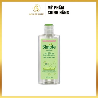 Nước Hoa Hồng Simple Kind To Skin Soothing 200ml