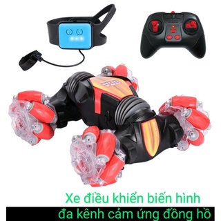 Xe địa hình điều khiển từ xa bằng cử chỉ tay và remote từ xa cực hot, Đồ Chơi Trẻ Em xe biến hình (Tặng Pin Điều Khiển)