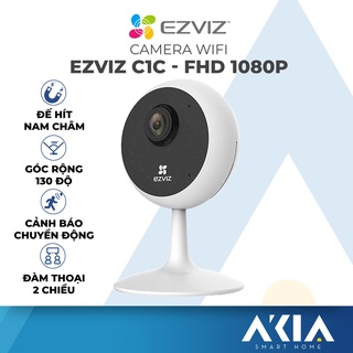 Camera ezviz C1C 1080p, cam wifi 2 megapixel, ống kính góc rộng 130 độ, đế hít nam châm, quay đêm hồng ngoại