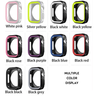 Ốp cao su VIỀN MÀU bảo vệ cho Applewatch Seri 1 2 3 4 5 6 SE - [FULL SIZE 38 40 42 44] [ẢNH THẬT]