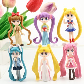 Bộ 05 Mô Hình Thủy Thủ Mặt Trăng Sailor Moon