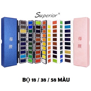 [RẺ NHẤT - MÀU NƯỚC SUPERIOR THẺ GẬP 18/38/58 MẪU MỚI