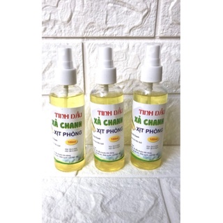 Tinh Dầu Xả Chanh Xịt Phòng Đuổi Muỗi Khử Mùi Lọ 100ml