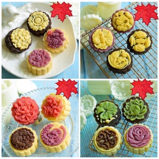 Khuôn trung thu lò xo 50gr 2020 (Nhiều mẫu)
