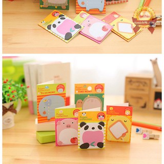 Giấy note ghi chú hình động vật siêu đáng yêu HD365