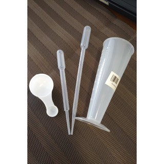 Bộ dụng cụ 4 món dùng để đo lường phân bón dạng lỏng, rắn, bột.. có vạch chia tiện dụng