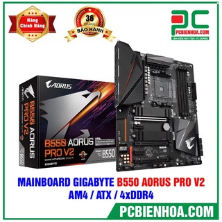 MAINBOARD GIGABYTE B550 AORUS PRO V2 ( AM4 / ATX / 4XDDR4 )