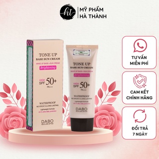 Kem Chống Nắng Dabo Tone Up Base Sun Cream Cao Cấp Hàn Quốc 70ml Không Gây Nhờn Dính Hàng Chính Hãng - HT172