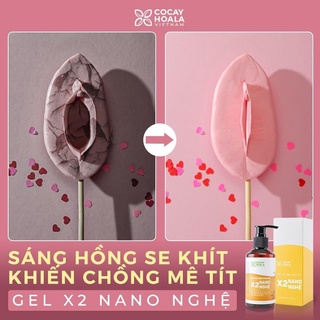 Dung Dịch Vệ Sinh Phụ Nữ Gel X2 Nano Nghệ (150ml)