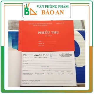# KHÔNG THỂ RẺ HƠN # Phiếu thu 2 liên đẹp