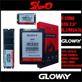 Ổ cứng SSD Gloway (SATA III) các model M2 / mSATA / 2.5” – CHÍNH HÃNG – Bảo hành 3 năm
