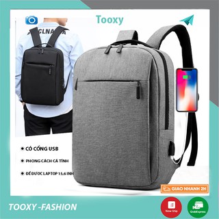 Balo nam, nữ đa năng đựng vừa Laptop - Macbook chất liệu cao cấp, chống thấm, tặng kèm cổng nối cáp sạc tiện lợi