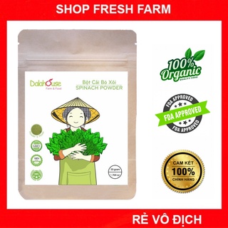 Bột cải bó xôi hữu cơ sấy lạnh nguyên chất Dalahouse