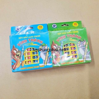Lốc 10 Hộp Bút Sáp 12 Màu Vĩnh Thành