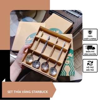 SET 4 MUỖNG STAR. BUCKRẺ VÔ ĐỊCHHÀNG XUẤT DƯ CHUẨN ĐÉT