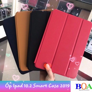 Ốp ( Bao Da ) Ipad 10.2 Smart Case Nắp Gập Thông Minh