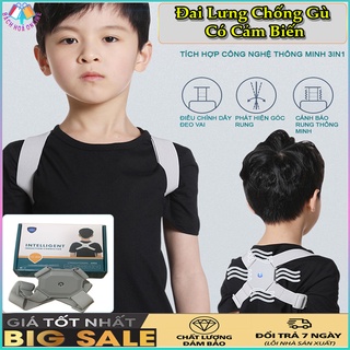 [HOT] Đai chống gù lưng cho bé - Đai lưng chống gù thông minh có cảm biến rung thông minh