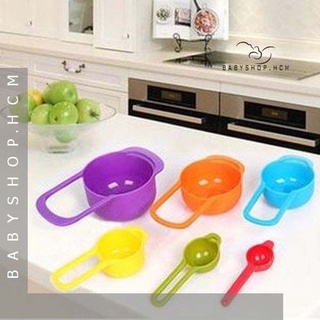 Bộ cup đong nguyên liệu làm bánh