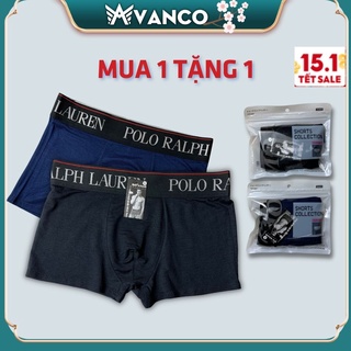 Quần lót nam thun lạnh, sịp đùi boxer cao cấp cạp to AVANCO co giãn thoáng khí mặc cực thoải mái SĐ