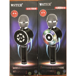 MIC Karaoke Bluetooth N16 LED WS669 hát cực đã nghe cực hay