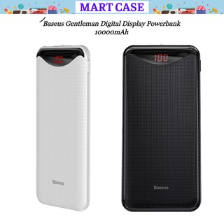 Sạc dự phòng Baseus Gentleman 10000mAh - Có đèn LED - 2 cổng USB - Nhỏ Gọn MART CASE