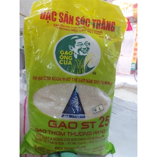 GẠO ST25 ÔNG QUANG CUA Mác Mới Cam Kết Chuẩn 100% 5kg
