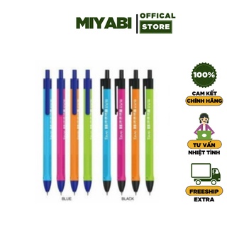 Bút bi cao cấp xanh , đen  siêu trơn Eras ngòi 0,5mm đầu bấm dùng cho học sinh, sinh viên