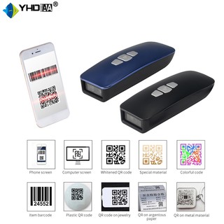 Máy quét mã vạch Qrcode Mini YHD-3200D kết nối Bluetooth - Đầu đọc mã Qr bỏ túi dùng trên Điện thoại, PC