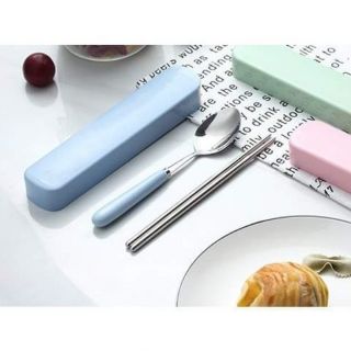 Bộ Hộp - đũa - muỗng cá nhân an toàn vệ sinh tiện lợi