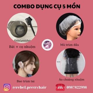 Combo Dụng Cụ Nhuộm Tóc 5 Món