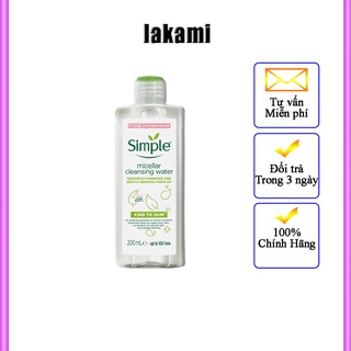 Nước Tẩy Trang Simple Micellar Cleansing Water 200ml