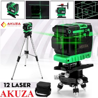 Máy Cân Bằng Laze Xanh 12 Tia AKUZA - Máy Cân Mực 12 Tia AKUZA