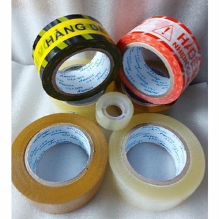 Băng Keo Trong / Vàng Đục / Hàng Dễ Vỡ - Cuộn 100Yard