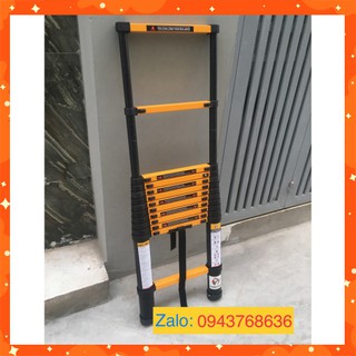Thang Nhôm Rút Sơn Tĩnh Điện 3.8M - Siêu Bền Siêu Chất Lượng - Bh 2 Năm