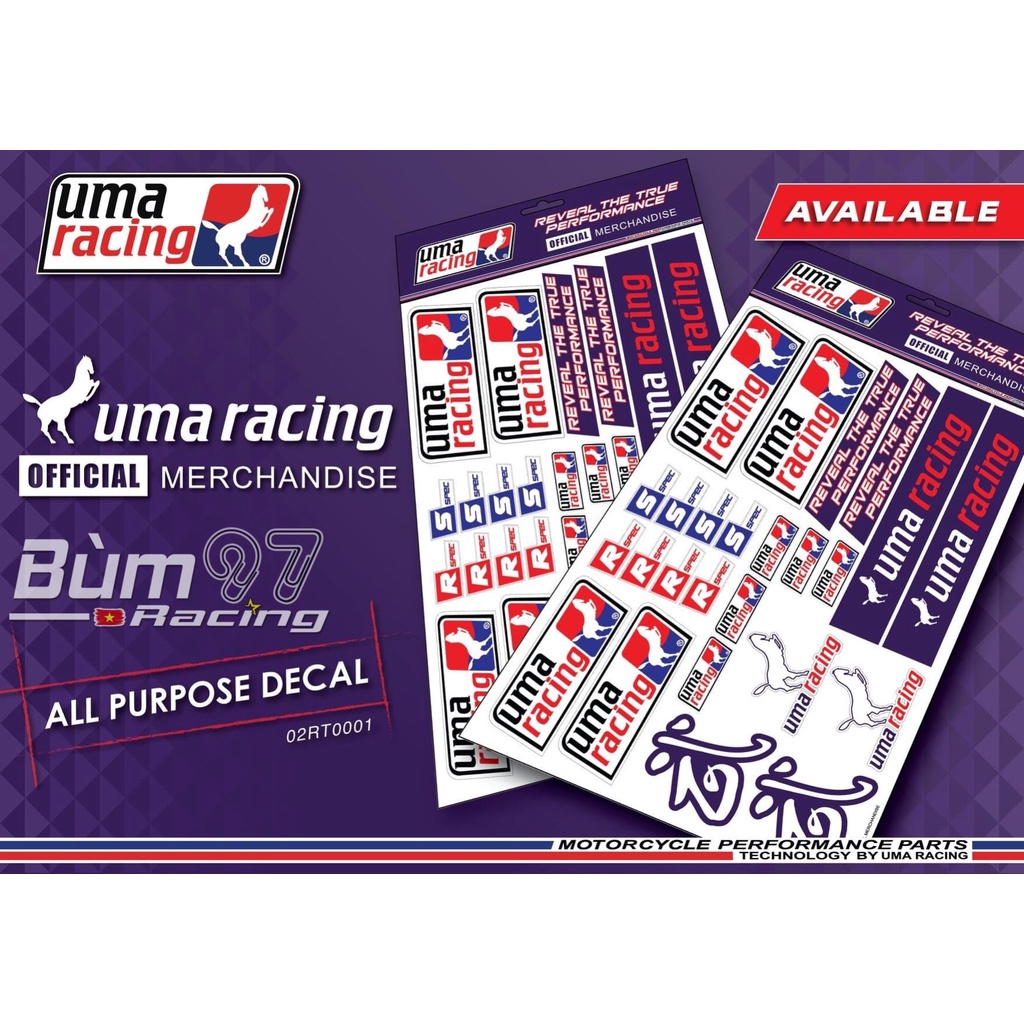 Vỉ tem UMA RACING