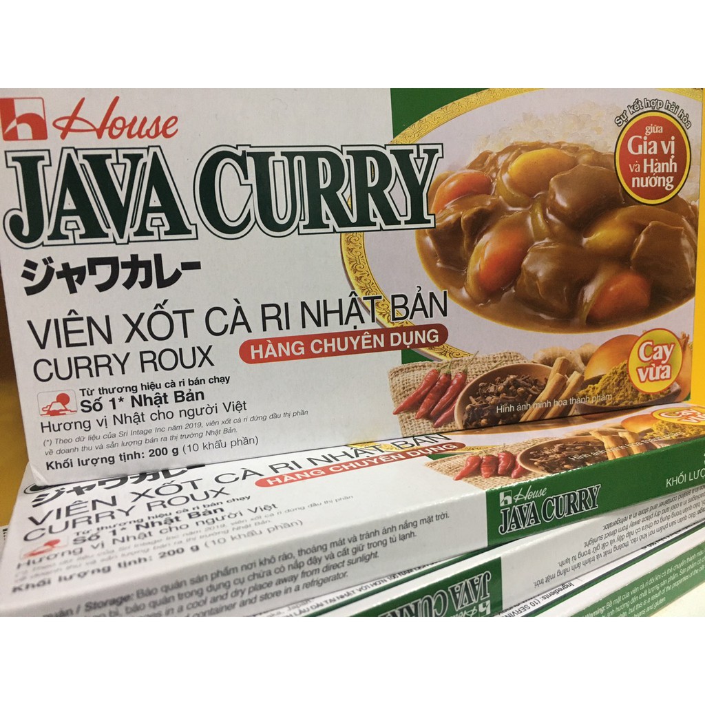 Viên xốt cà ri Nhật Bản Java Curry 200g