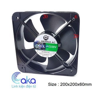 LKDT Quạt tản nhiệt Orix 20x20x6